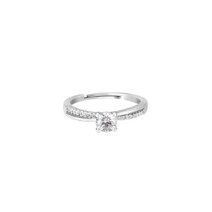 GIVA 925 Silver Layered Ring Rose Gold 18k Gold Plated Rings | Stacking Ring | Statement Ring | Gifts for Women & Girl